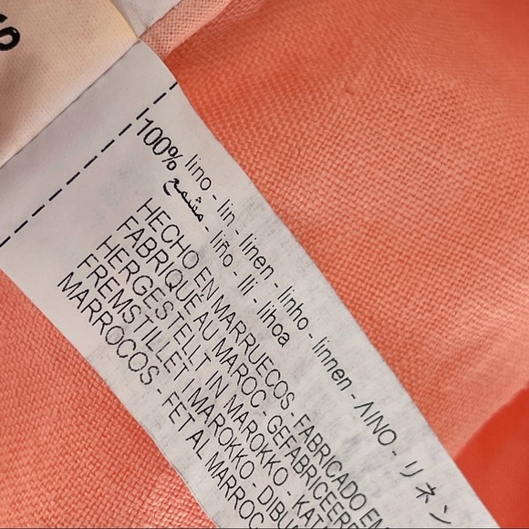 ZARA Linen Oversized  Top Cardigan with Pockets size Small - Picture 12 of 16